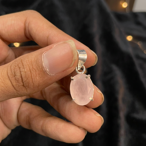 Collier Bohème d'Été en Quartz Rose Indien Naturel Premium, Perles Ovales Facettées, Vente en Gros - Product Image 3
