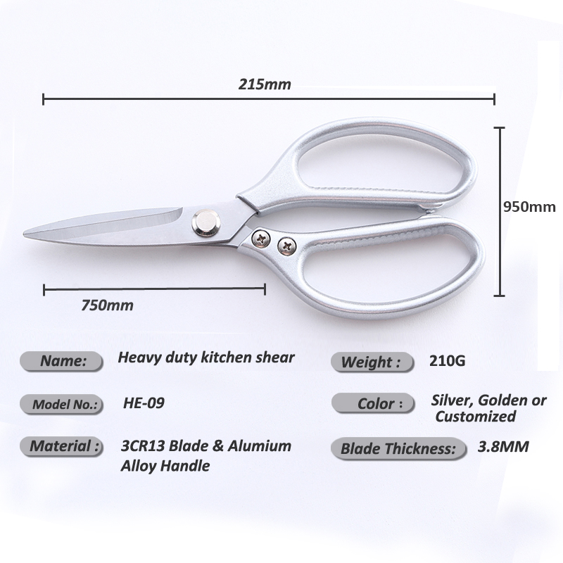 High Quality Multi-functional Stainless Steel Kitchen Scissors for Cutting Chicken and Beef