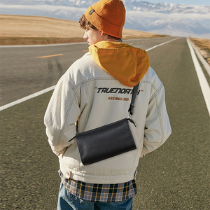 Men's Clutch <b>Bag</b> Genuine Leather Large Solid Color Luxury Everyday Outfits Fall 2023 - Product Image 3