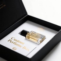 Scatola Regalo Magnetica di Lusso Personalizzata per Profumo, Riciclabile, Stampata con Inchiostro di Soia, per Bottiglia Nera con Fodera in Spugna
