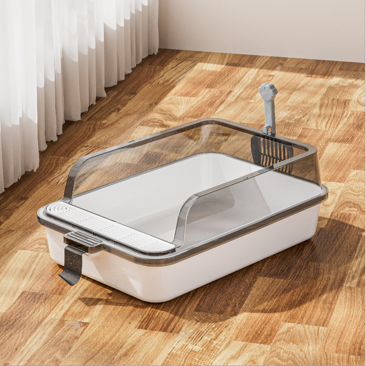 Ivory White [Includes Cat Litter Scoop and Trash Bag]