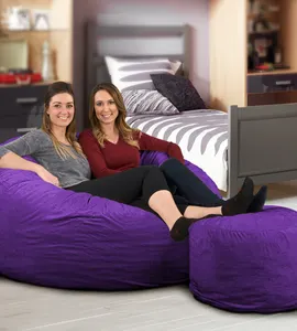 Soft Memory Baumwolle große Sitzsack Abdeckung Wohnzimmer Riesen spiel Sitzsack Sofa Stühle