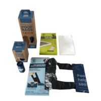 Sacs à déchets pour chiens en amidon de maïs écologiques et personnalisés, biodégradables, produits ménagers pour les propriétaires d'animaux