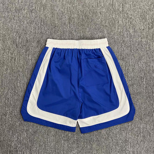 High Quality Men's Gym Shorts Custom Casual <strong>Mid</strong> Waist Bermuda Shorts Double <strong>Layers</strong> Elastic Breathable Mesh Pockets - Product Image 4