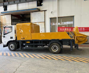 Nouvelle conception de pompe à béton statique montée sur camion de 60 mètres cubes par heure, fabriquée en Chine, à vendre - Product Image 1