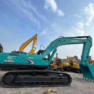 Excavatrice d'occasion Kobelco SK350LC-8/SK350LC-10, moteur Hino, pompe hydraulique puissante, capacité de la benne de 1,6 m, poids opérationnel de 35 tonnes - Product Image 1