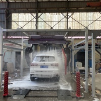 Machine de lavage de voitures automatique haute pression 380V avec mousse, cire et paiement par carte pour utilisation sans surveillance