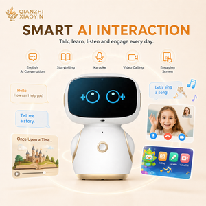 Robot de Educación Temprana con IA, Pantalla Táctil de 7 Pulgadas, ChatGPT, Videollamadas, Karaoke, Cuentos, Google Play, 4000 mAh, Plástico, Unisex - Product Image 3