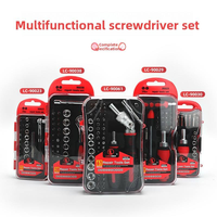Kit de tournevis professionnel 61 pièces avec embouts magnétiques de précision et poignée à cliquet pour l'entretien des téléphones, ordinateurs et appareils électroniques