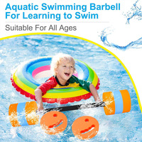 ZONWINXIN barre de natation avec disques d'exercice de l'eau haltère de natation mousse EVA équipement d'exercice aquatique aide à la natation pour adultes