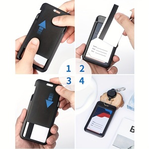 <span class=keywords><strong>Porte</strong></span>-<span class=keywords><strong>badge</strong></span> rétractable en métal Pantone Business OEM couleur matériau écologique <span class=keywords><strong>porte</strong></span>-carte d'identité en ABS pour les employés des écoles hospitalières - Product Image 3