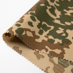 Tela Ripstop de Camuflaje Desert <span class=keywords><strong>Flecktarn</strong></span>, 80% Poliéster, 20% Algodón, Estampada, Resistente al Agua y al Desgarro, para Prendas de Vestir - Product Image 4