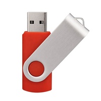 Clé USB pivotante personnalisée à bas prix pour promotion d'entreprise, USB 2.0, 16 Go, 32 Go, 64 Go, 128 Go, 256 Go, 512 Go, 1 To