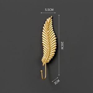 <b>Wall</b> <b>Hook</b> Nordic Coat Rack Leaf <b>Hook</b> <b>for</b> <b>Keys</b> Plant Modern <b>Key</b> Holder <b>Wall</b> Mounted Single Prong Coat Hanger <b>for</b> Living Room - Product Image 6