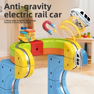 Bloques de Construcción Magnéticos OEM al por Mayor, Set de Vías de <span class=keywords><strong>Tren</strong></span>, <span class=keywords><strong>Tren</strong></span> Eléctrico Mágico 3D DIY, Juguete Educativo STEM - Product Image 3