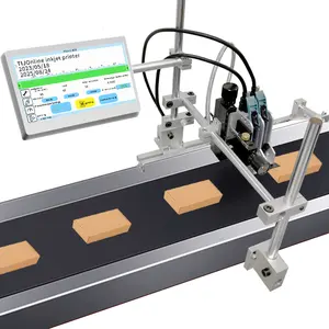 Hoge Kwaliteit Tij Jet Inkjet Printer Slimme Coder Machine Voor Drukinkt Voor Metalen Doek Plastic Label Afdrukken