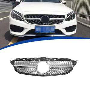 กระจังหน้า Mercedes-Benz C-Class W205 แบบมีดาวประดับ  วัสดุ ABS อะไหล่ทดแทน ปี 2015-2018 - Product Image 1