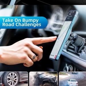 Support de téléphone magnétique portable pour voiture, vente en gros d'usine, support de téléphone rotatif à 360 degrés pour grille d'aération de voiture - Product Image 5