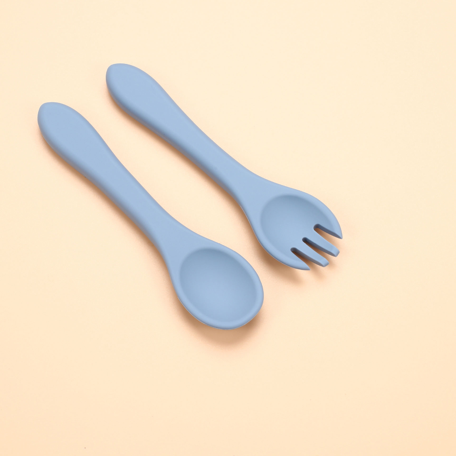 Blue long spoon