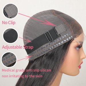 Nhà Máy Bán Buôn Mặc Và Đi 5X5 Glueless Tóc Giả 3D Dome Pre Cắt Sâu Xoăn HD Ren Đóng Cửa Tóc Giả Cho Phụ Nữ 8 "-32" - Product Image 4