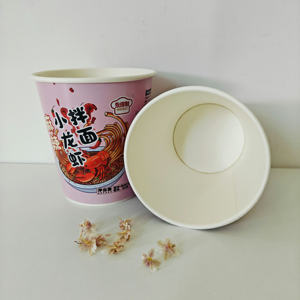 厦門 (アモイ) 卸売 ヘルシー ハラル 韓国風ラーメン インスタントヌードルカップ 美味しいスパイシービーフヌードル 栄養価の高い紙カップ工場 格安 - Product Image 2