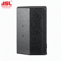 Haut-parleur passif JSL 10 pouces, audio 250W, coque en contreplaqué, design carré, CR-10