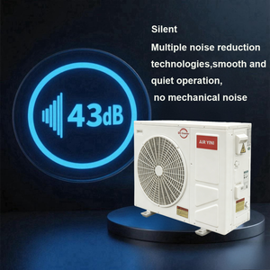 Bomba de <span class=keywords><strong>Calor</strong></span> de Aire a Agua con Inversor de CC de Bajo Nivel de Ruido, Clima Frío, R32, Control Inteligente, Calefacción y Refrigeración de Agua Caliente Doméstica - Product Image 4
