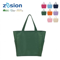 Sac fourre-tout personnalisé en polyester, vente en gros, écologique, réutilisable, sac de marché, cadeau d'entreprise, fabricant OEM