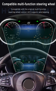 Medidor de velocidad del tablero Virtual Cockpit Digital Cluster para <span class=keywords><strong>Mercedes</strong></span> Benz C W205 GLC X205 2015-2019 Pantalla LCD de coche - Product Image 5
