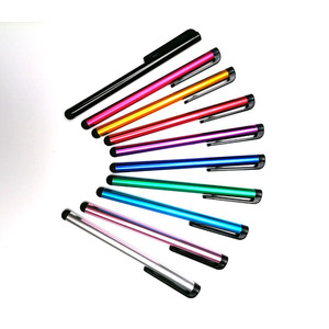 Lápiz óptico de metal, lápiz capacitivo universal para pantalla táctil, para teléfono inteligente, tableta, diseño portátil multicolor - Product Image 4
