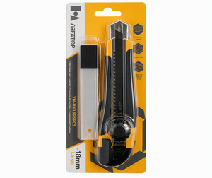 Personalizzabile 18mm Snap Utility Cutter SK5 in acciaio al carbonio in acciaio antiscivolo in gomma coltello tascabile OEM scatola di supporto utensile da taglio 5 pz - Product Image 1