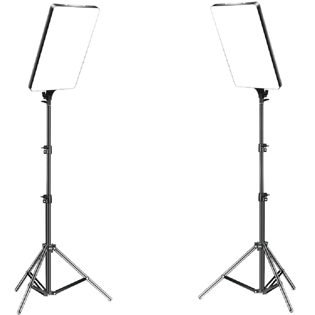 24 Inch Ultra Bright LED Video Light Panel for Studio Lighting Photography Makeup Vlogging TikTok Flat Style Camera Lamp