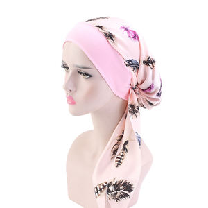 HZO-18141 chimio tête porter Turbans pour femmes <span class=keywords><strong>cheveux</strong></span> longs tête écharpe tête enveloppes <span class=keywords><strong>Cancer</strong></span> chapeaux Bonnet - Product Image 6