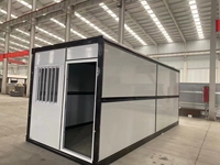 Vente directe d'usine - Maison modulaire pliable et extensible, emballage plat, transport facile