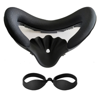 Accessoires VR pour Oculus Quest 2 : Support d'interface faciale, coussin facial en mousse 3D de remplacement, protection