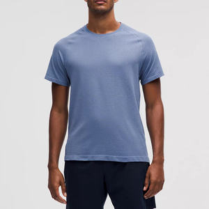 <span class=keywords><strong>Camiseta</strong></span> de gran tamaño de algodón pesado personalizada de lujo para hombre de alta calidad, <span class=keywords><strong>camiseta</strong></span> cuadrada de gran tamaño con cuello simulado en blanco - Product Image 5