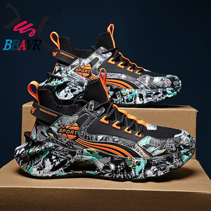 Zapatillas Deportivas Unisex Ligeras y Transpirables para Correr al Aire Libre, Duraderas para Primavera/Otoño, Entrenamiento, Caminar, Estilo Deportivo, Forro de Malla - Product Image 3
