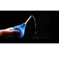 Conteneur de nettoyage pour lavement vaginal et anal, design bulbe de douche, en caoutchouc médical, outil d'hygiène et de santé, jouets sexuels pour femme/homme