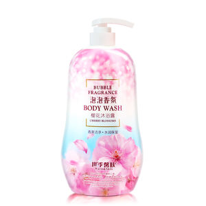 Venta al por mayor 1080 ml Adultos Mujer Body Wash Burbuja Fragancia Perfume Gel de ducha con característica de blanqueamiento Esencia vegetal Lavanda Rosa - Product Image 5