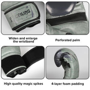 Guantoni da Boxe del Produttore con Logo e Colore Personalizzati in Pelle PU per Sparring e Allenamento al Sacco - Product Image 6