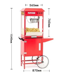 <span class=keywords><strong>Machine</strong></span> <span class=keywords><strong>à</strong></span> Popcorn Électrique Automatique <span class=keywords><strong>Rétro</strong></span> Grande Capacité pour Fêtes Foraines - Product Image 2