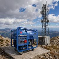 Générateur diesel industriel 12 kW, marque Yuchai, modèle YC12GF-3, groupe électrogène diesel de type ouvert 15 kVA avec réservoir de carburant de 40 L