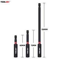 Porte-embouts magnétique à tige hexagonale de 1/4 pouce, 60 mm, barre d'extension à changement rapide, adaptateur d'extension pour perceuse électrique