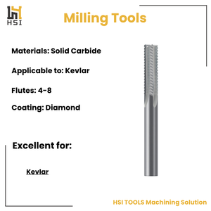 High Performance Solid <strong>Carbide</strong> Compression <strong>End</strong> <strong>Mill</strong> for Laminated Kevlar Cutting - Product Image 2