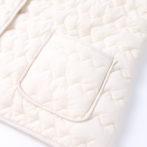 Vêtements <span class=keywords><strong>d</strong></span>'extérieur chics pour femmes, <span class=keywords><strong>manteau</strong></span> court matelassé avec surpiqûres ondulées, élégant, <span class=keywords><strong>chaud</strong></span> et confortable pour toute la journée - Product Image 5