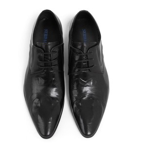 Chaussures de ville formelles en cuir imperméables à enfiler pour hommes, à bout pointu, avec doublure anti-transpiration et soutien de la voûte plantaire renforcé - Product Image 6