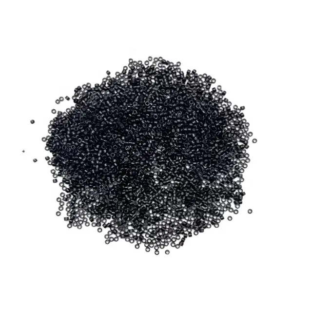 YJ Wholesale Chinese Opaque Lustered Black Glass Seed Beads For Embroidery and Jewelry Making DIY