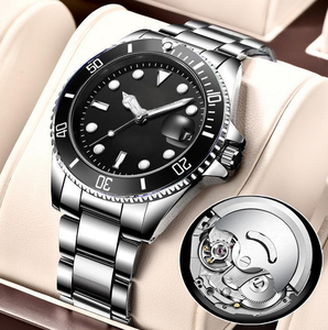 Gran oferta, gran oferta, calendario luminoso, impermeable, multifuncional, deportivo, muñeca, mecánico automático para hombres - Product Image 3