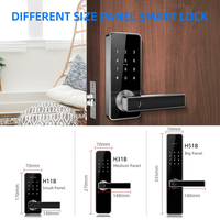 Serrure de porte intelligente électrique numérique Wifi avec application, télécommande, Liliwise TThotel Locks