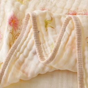 Toalla de Baño Envolvente para Bebé, de Gasa de Bambú y Algodón, con Estampado de Dibujos Animados, con Borde de Crepé de Seis Capas, para Todas las Estaciones - Product Image 3